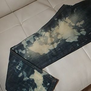 Copper Rivet stain print pants